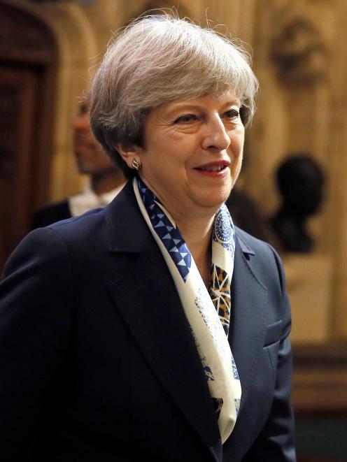 Theresa May: wings clipped. Photo: Reuters 