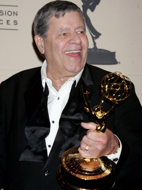 Jerry Lewis received an Emmy Award in 2005. Photo: Reuters 