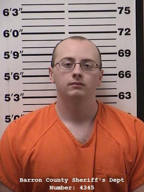 Jake Patterson faces charges of  kidnapping and first-degree murder. Photo: Barron County Sheriff...