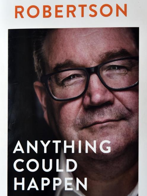 Grant Robertson's new book, 'Anything could happen' is to be published today.