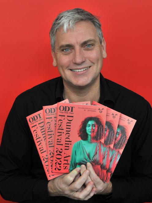 ODT Dunedin Arts Festival director Charlie Unwin with this year's festival programme launched at...