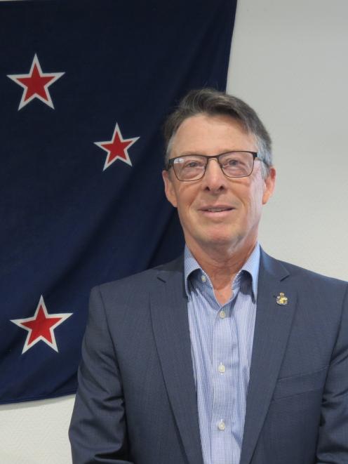 New citizen Ian Huggins after the ceremony. 
