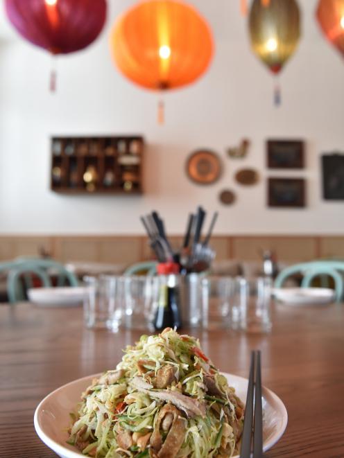 Duck salad at Madam Woo in Dunedin. Photo: ODT