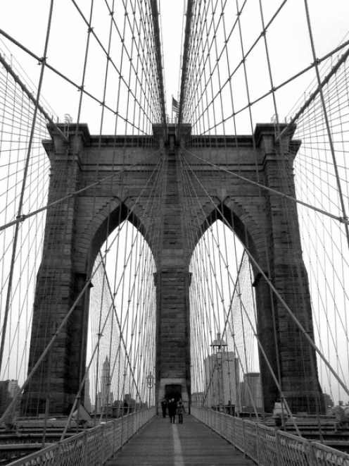 The iconic Brooklyn Bridge leads to a unique experience in the New York neighbourhood. Photo from Explore Brooklyn