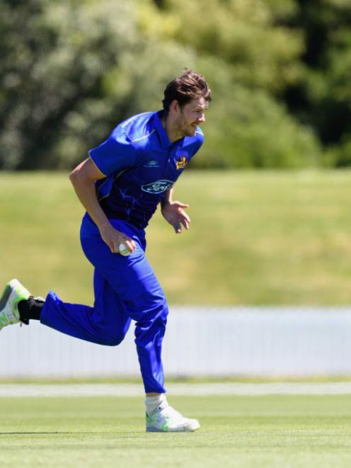 Volts co-captain Jacob Duffy in action against Auckland recently. Photo: Getty