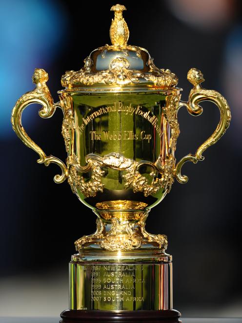 The William Webb Ellis trophy. Photo: Getty Images 