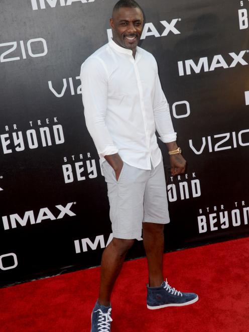 Idris Elba sports a casual look for a premiere of Star Trek Beyond last month. Photo: Getty Images 