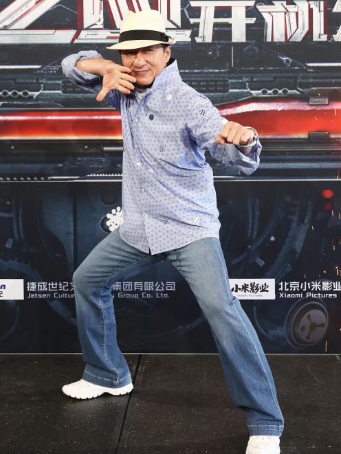 Jackie Chan has acted and sometimes written and directed more than 30 martial arts movies. Photo:...
