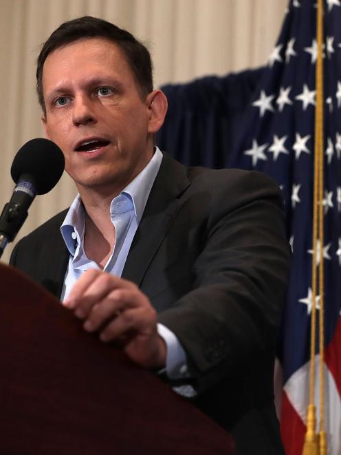 Peter Thiel. Photo: Getty Images 