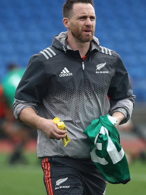 Ben Smith at an All Blacks training session in Auckland yesterday. Photo: Getty Images 