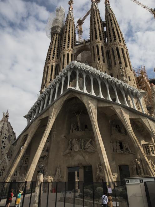 Thousands come to see Gaudi's unfinished Sagrada Familia in Barcelona each year. Photo: Getty Images 