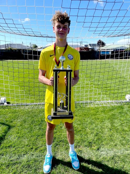 Oscar van Onselen won the the under-19 South Island champs with Ferrymead Bays. Photo: Supplied