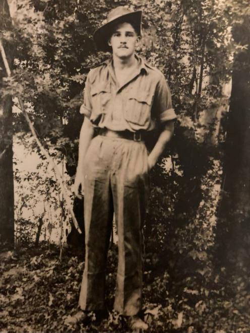 Private Jack Hassell headed back to nation of his birth, India, after World War 2 broke out....