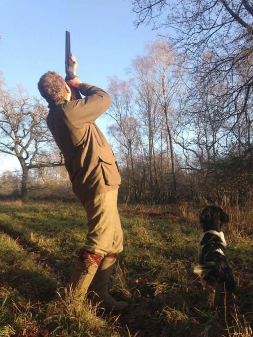 Jack James fires during a game shoot. PHOTO: SUPPLIED







