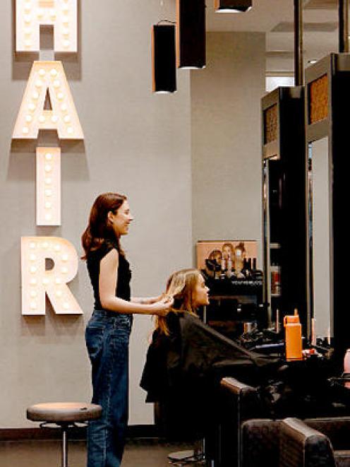Hairdresser Georgia Winchester. Photo: Supplied