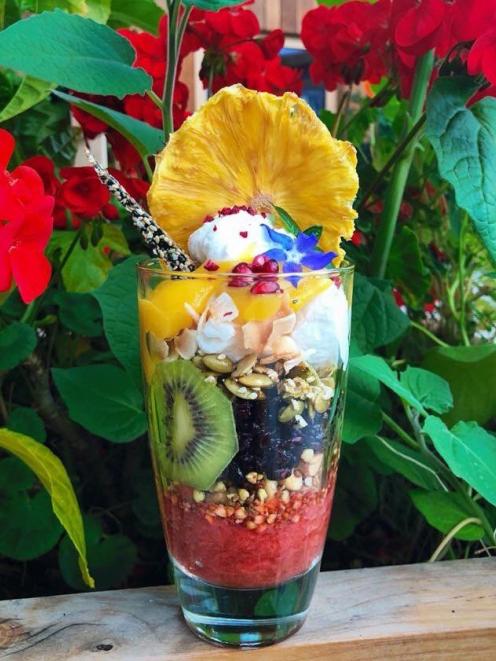 Breakfast parfait — Aro Ha food is a treat for the eyes as much as for the stomach. PHOTO: SUPPLIED