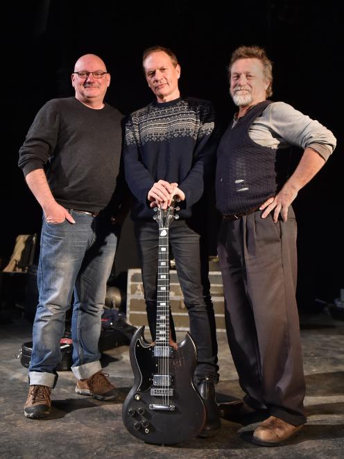 Fortune artistic director Jonathan Hendry (left) brought New Zealand ‘‘legends’’ Shayne P. Carter...