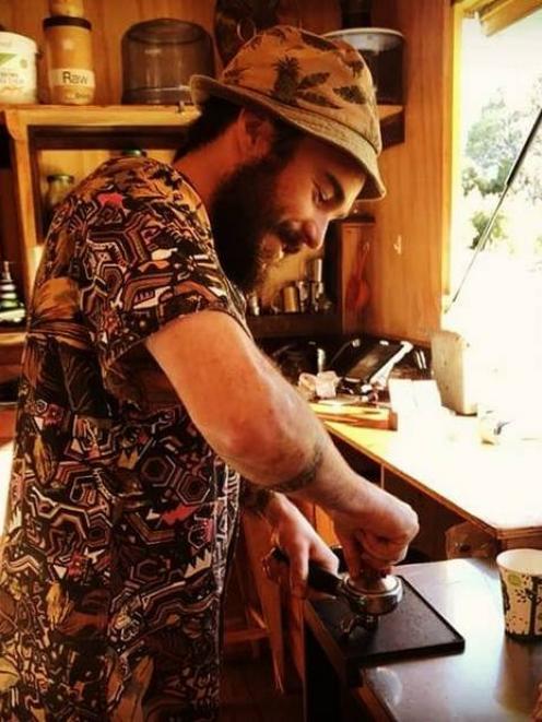 Cool Beans Cafe owner/operator Morgan Redfern-Hardisty. Photo: supplied via NZ Herald