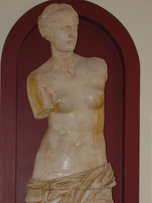 A plaster cast of Aphrodite of Melos (Venus de Milo). Greek original in Musee du Louvre, Paris....