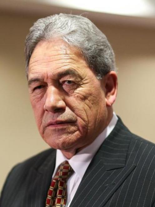 Acting Prime Minister Winston Peters 