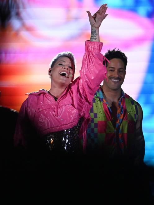 It's the third time Pink has performed in Dunedin. PHOTO CRAIG BAXTER