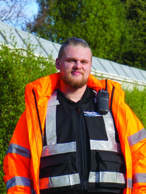Southern DHB Security Officer Reece Hoim