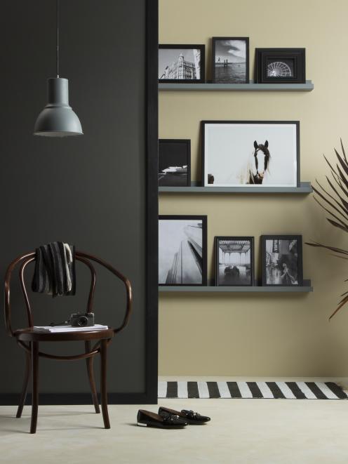 Striking contrast between two colours celebrate depth and interest in a space, even if it is only...