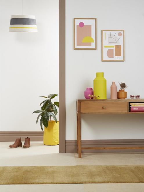Upcycling and Resene testpots are great tools for putting your own personal spin on your rental...