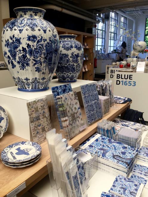 The Royal Delft store, home to Delftware since 1653. 