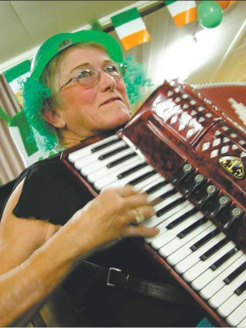 Stirring stuff: Janice Jaquiery, of Cromwell, had everyone’s toes tapping.