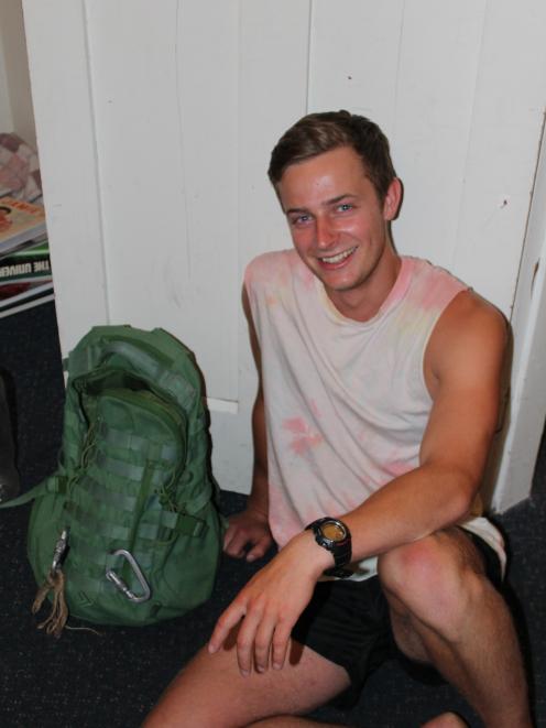 Otago Polytechnic graduate Matheson Brown can sleep just about anywhere, as he has proven during an entire year of ‘‘couch surfing’’. PHOTO: EMMA PERRY