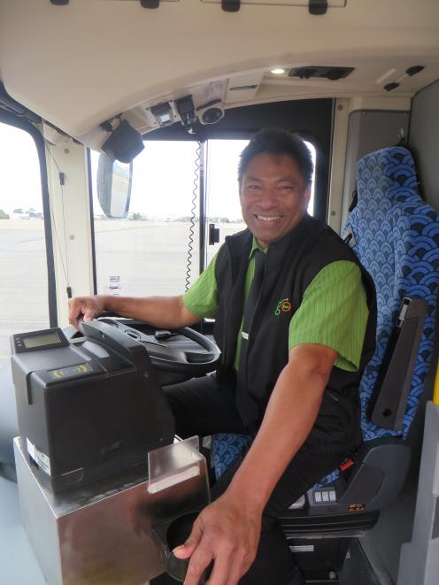 Dunedin bus driver Willy Uelese won the  best customer service category at  BusGo’s national Bus Roadeo competition. PHOTO: SUPPLIED