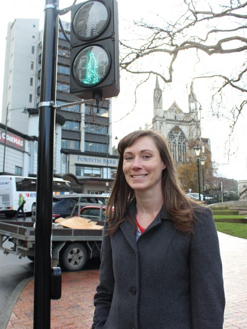 Psychology lecturer Kristin Hillman thinks if the Barnes Dance pedestrian symbol was changed from...