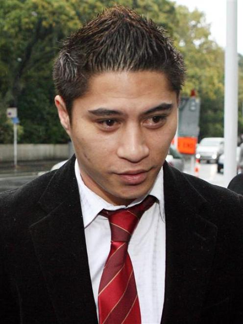 Chris Kahui arrives at court this morning. Photo by NZPA