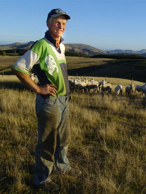 Net loss . . . Sheep farmers like Don Begley are struggling with the price they receive for lambs...