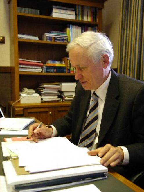 Unversity of Otago vice chancellor Prof David Skegg. Photo by Gerard O'Brien.
