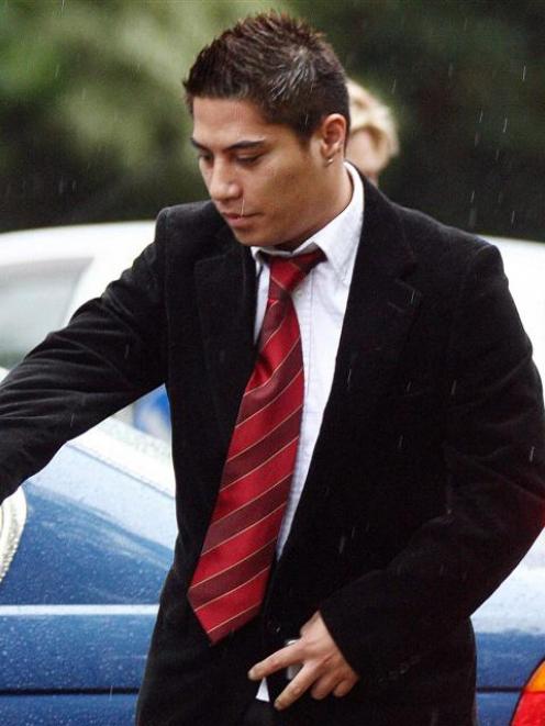 Murder-accused Chris Kahui arrives at the High Court in Auckland yesterday. Photo from NZPA /...
