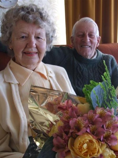 Joy and Ted Ruddenklau celebrate their 60th wedding anniversary today. Photo by Sally Rae.