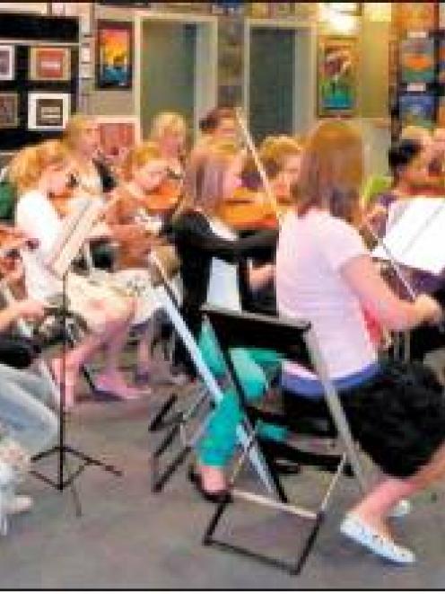 The Central Otago Regional Training Orchestra in top form during a performance last week, under...