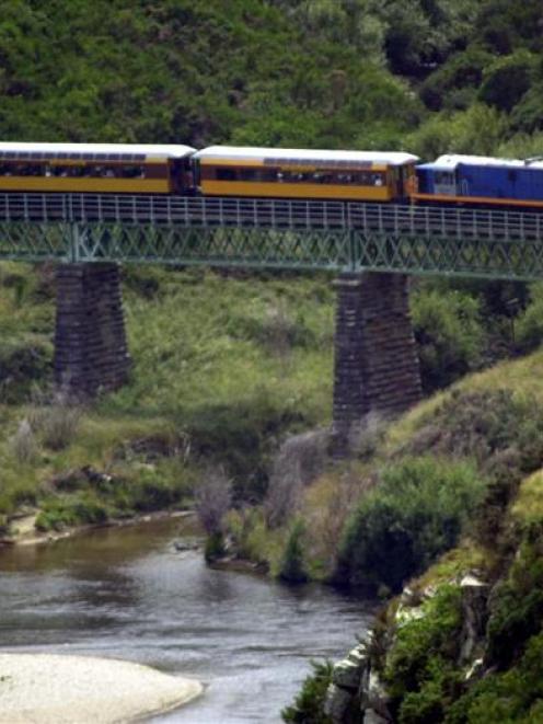 The Taieri Gorge train. Photo: ODT files.