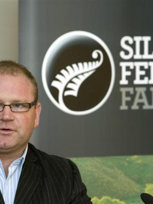 PGG Wrightson chairman Craig Norgate announces a $220 million deal between PGG and Silver Fern...