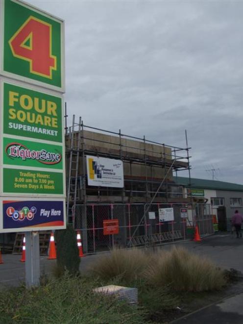 Major expansion continues at the Tokomairiro Supermarket. Photo by Glenn Conway.
