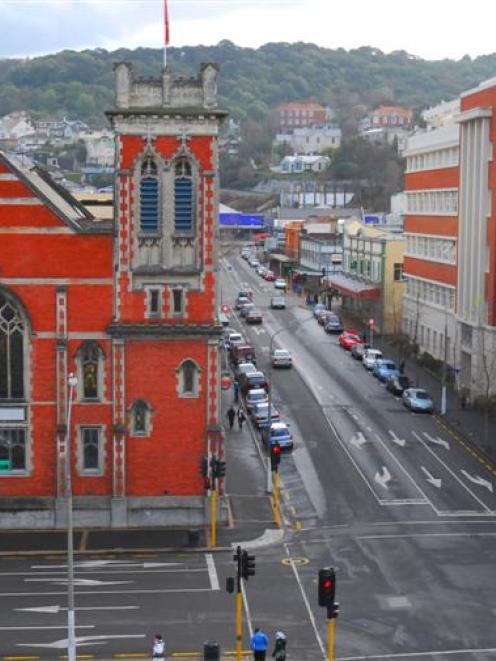 The Monkey Bar, at the corner of Gt King and Hanover Sts in Dunedin. Photo by Gregor Richardson.