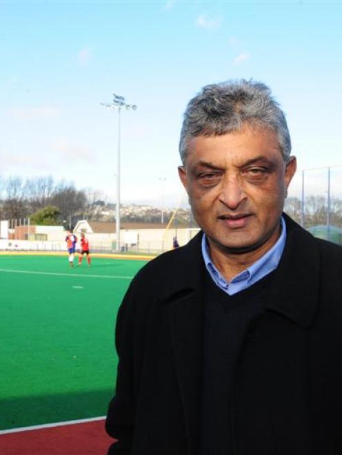 New Zealand Hockey Federation chief executive Ramesh Patel at the national boys under-16...