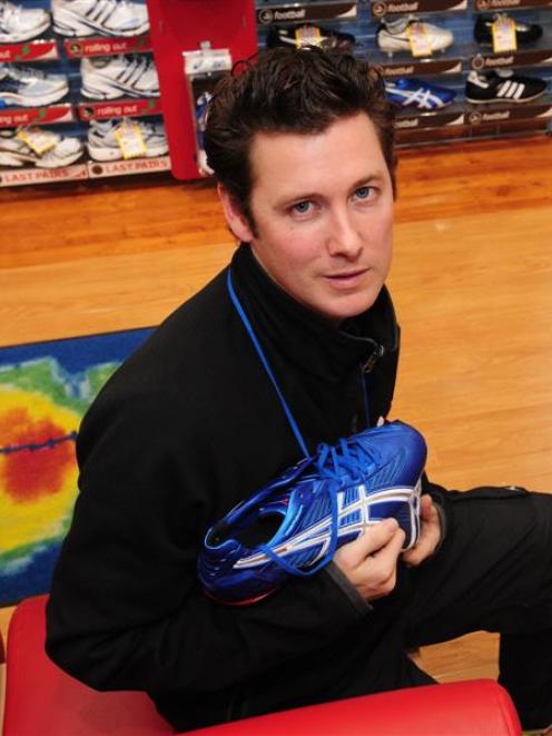 Dunedin Technical player Aaron Burgess prepares for this weekend's Chatham Cup quarterfinal...