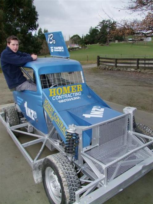 Lawrence driver Mark Taylor won the New Zealand ministocks federated track title at Kaikoura last...