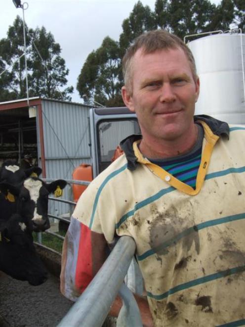 Brent McEwan at his Duntroon farm.