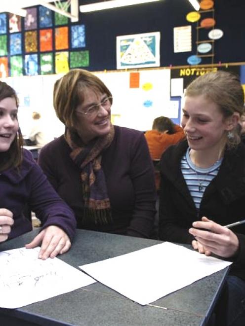 Port Chalmers principal Robyne Selbie makes the most of her last art class with 12-year-olds...