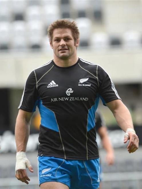 All Black captain Richie McCaw leaves the field with his eye on the main prize after the captain...