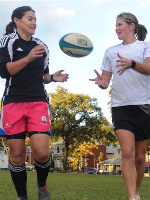 Anika Tiplady (left) and Halie Hurring hope to play for Otago if the team can find $20,000 to...